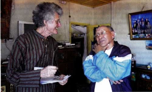 André Lacroix et Tashi Tsering à Lhassa en 2011