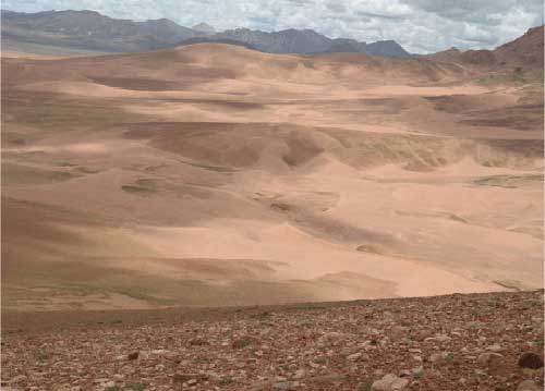 désertification du Haut plateau (photo de « thethirdpole.net »)