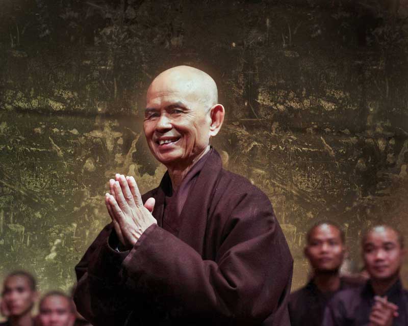 Thich Nhat Hanh, fondateur du village des pruniers (photo du Net)