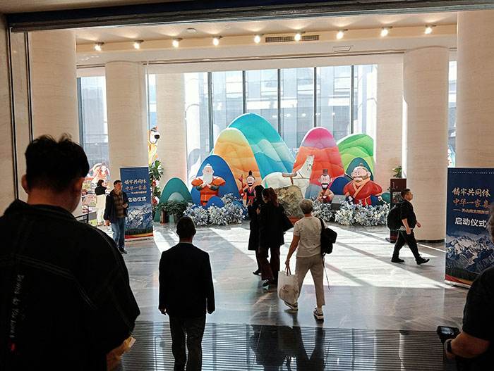 Hall d’accueil du musée du Xinjiang