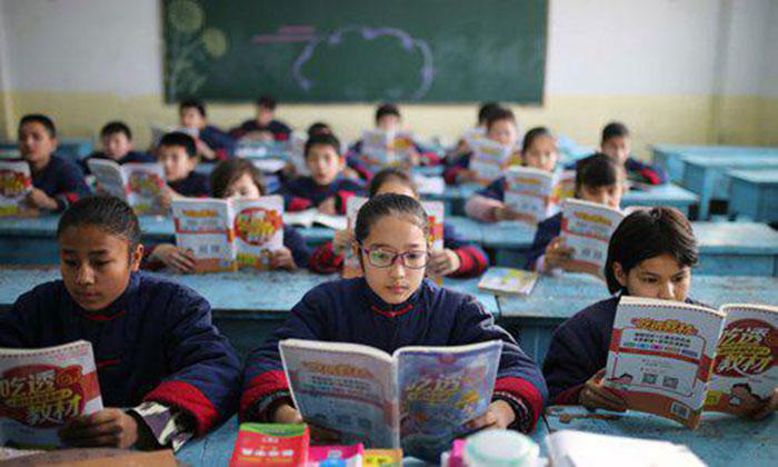 Une classe au Xinjiang Photo Fan Lingzhi/Global Times Une classe au Xinjiang Photo Fan Lingzhi/Global Times