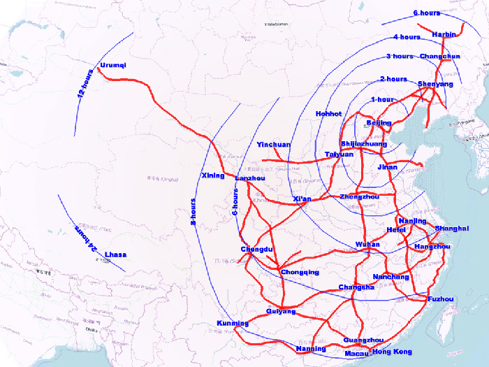 La Chine est le pays qui possède le réseau ferroviaire à grande vitesse le plus développé au monde. La Chine est le pays qui possède le réseau ferroviaire à grande vitesse le plus développé au monde.