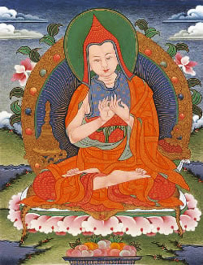 Le maître bengali Atiśa, fondateur de l'école Kadam Le maître bengali Atiśa, fondateur de l'école Kadam