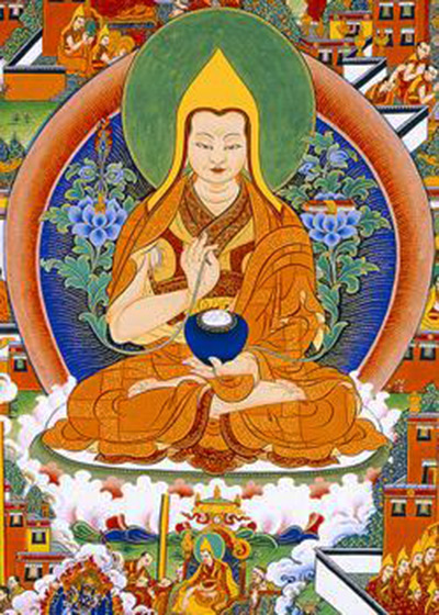 Tsongkhapa, fondateur de l'école Gelug Tsongkhapa, fondateur de l'école Gelug
